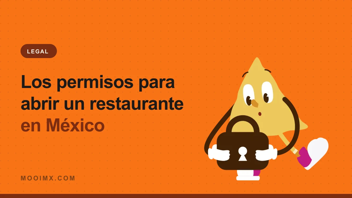 Ilustración de la mascota de MOOI abrazando un candado