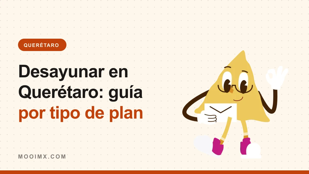 Ilustración de la mascota de MOOI con lentes