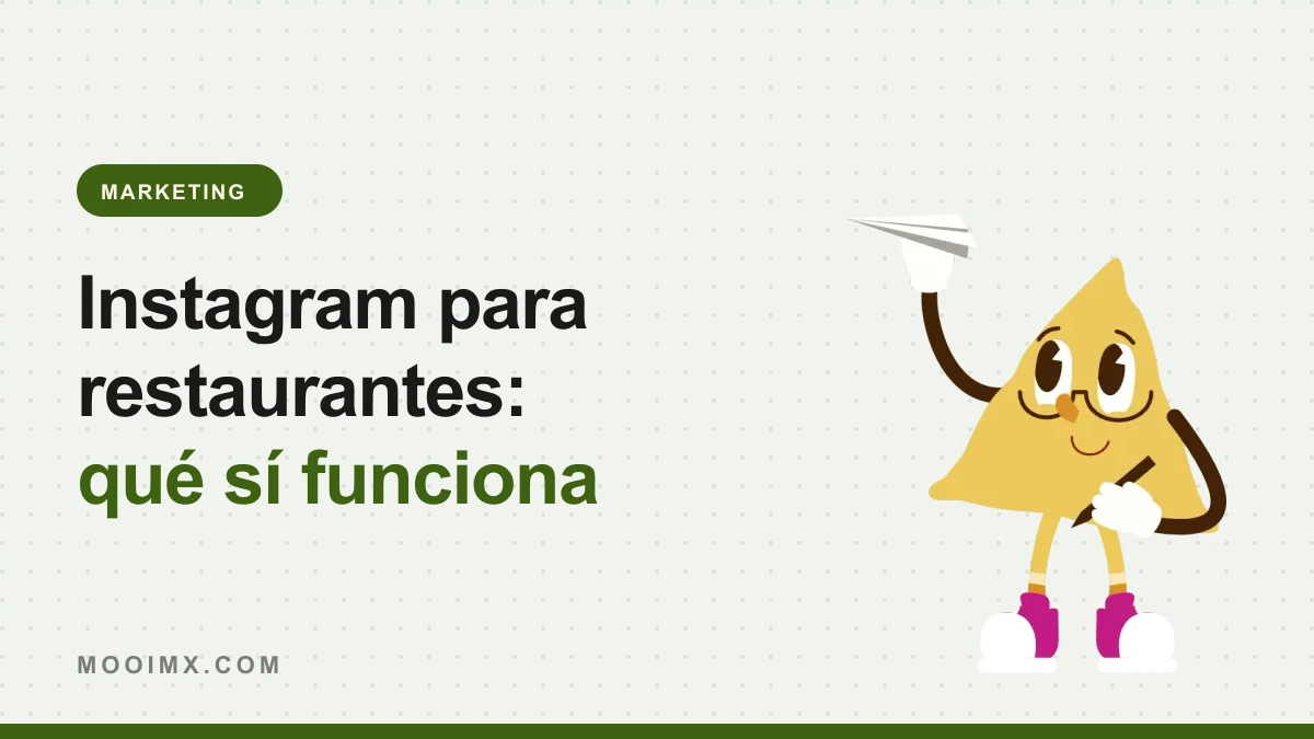 Ilustración de la mascota de MOOI lanzando un avión de papel