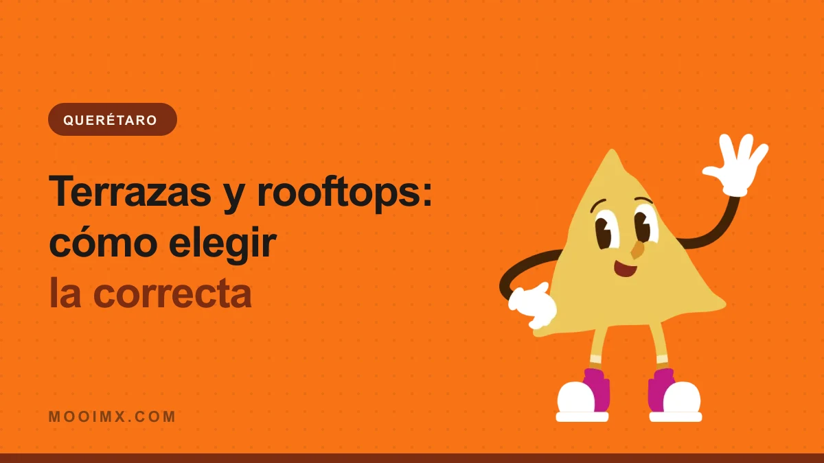 Ilustración de la mascota de MOOI saludando