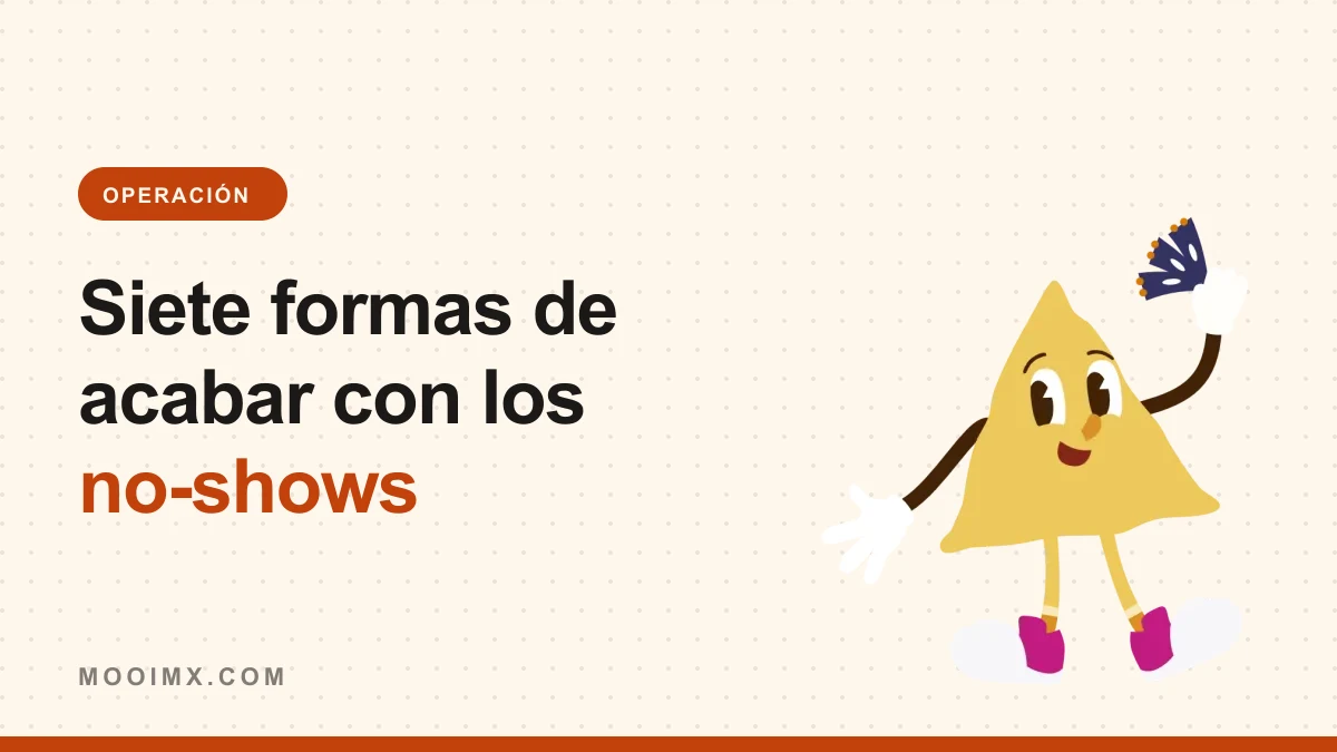 Ilustración de la mascota de MOOI sosteniendo boletos