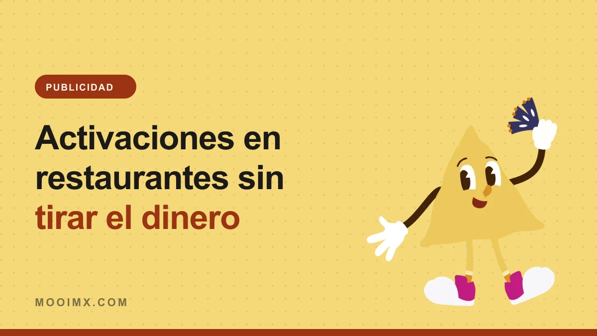 Ilustración de la mascota de MOOI con boletos